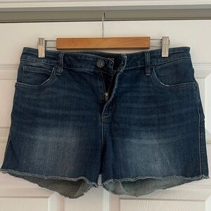 Kut from the Kloth Dark Blue Jean Shorts